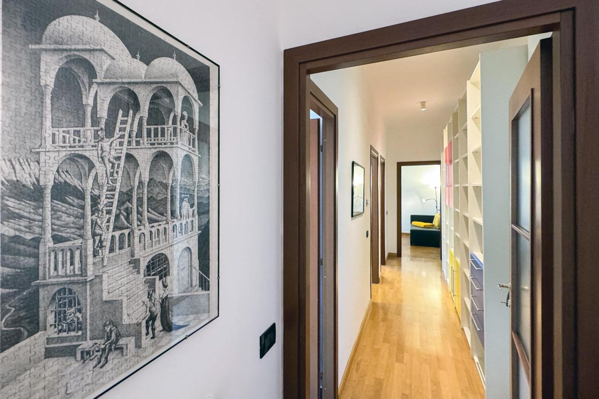 Escher's Penthouse On Nomentana *